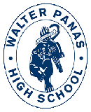 Walter Panas High School logo